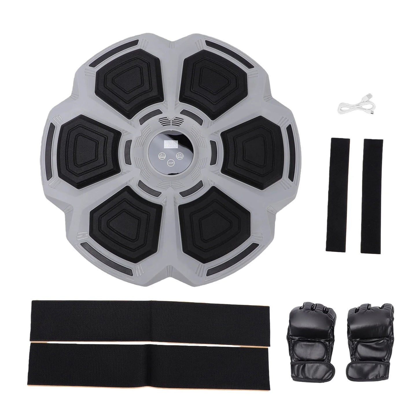 Music Boxing Machine Bluetooth Wall Mounted Smart Boxing Training Punching Equipment with Gloves for Adults Home Indoor Gym