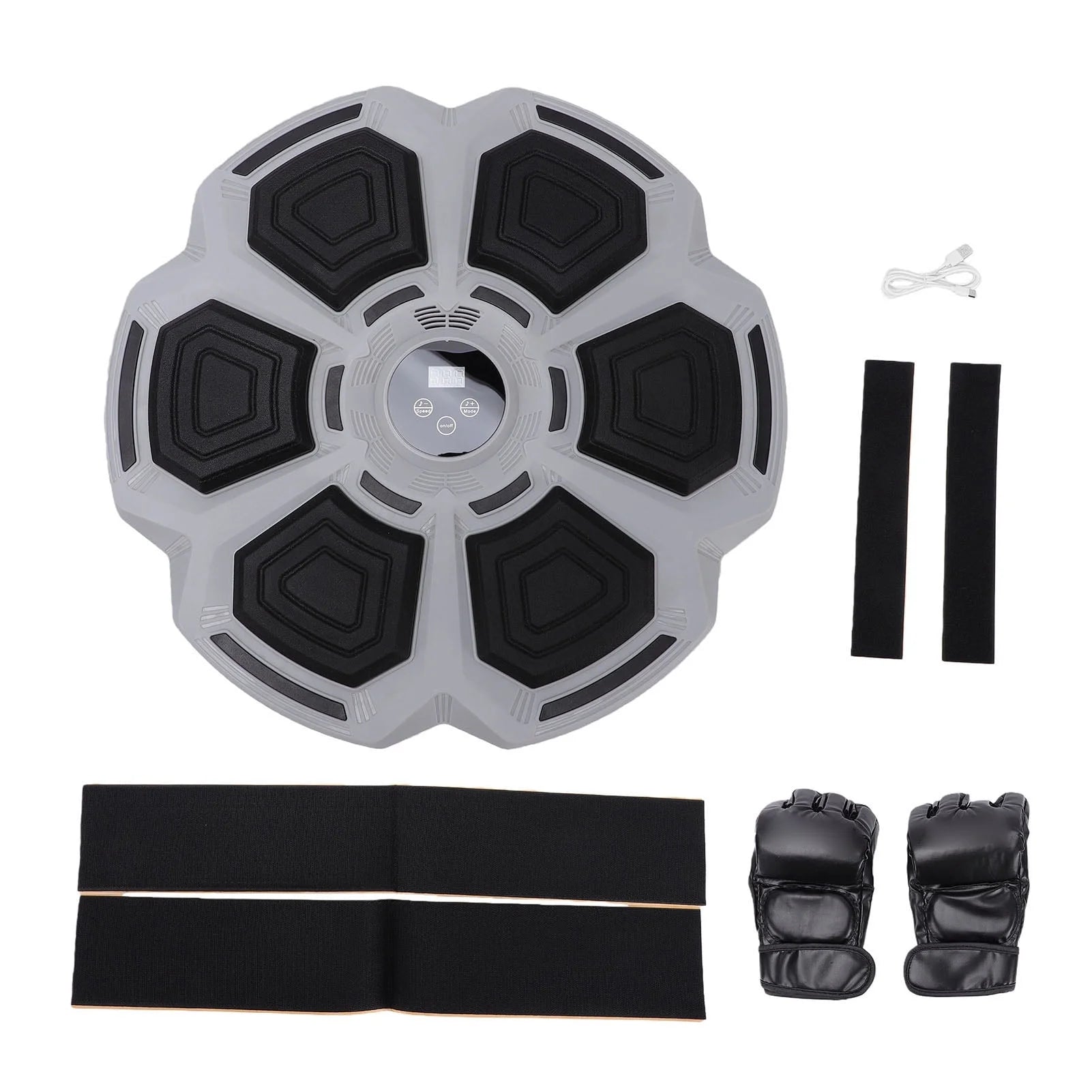 Music Boxing Machine Bluetooth Wall Mounted Smart Boxing Training Punching Equipment with Gloves for Adults Home Indoor Gym